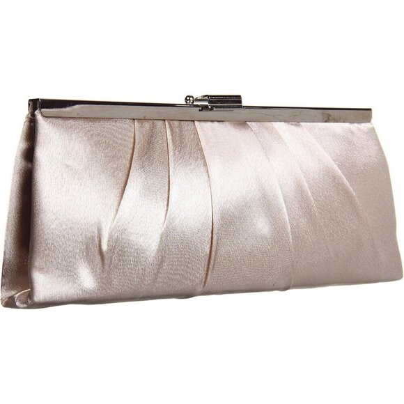 ❤️Blaire Women's Satin Frame Clutch Bag Purse with Shoulder Chain Included - Picture 1 of 1